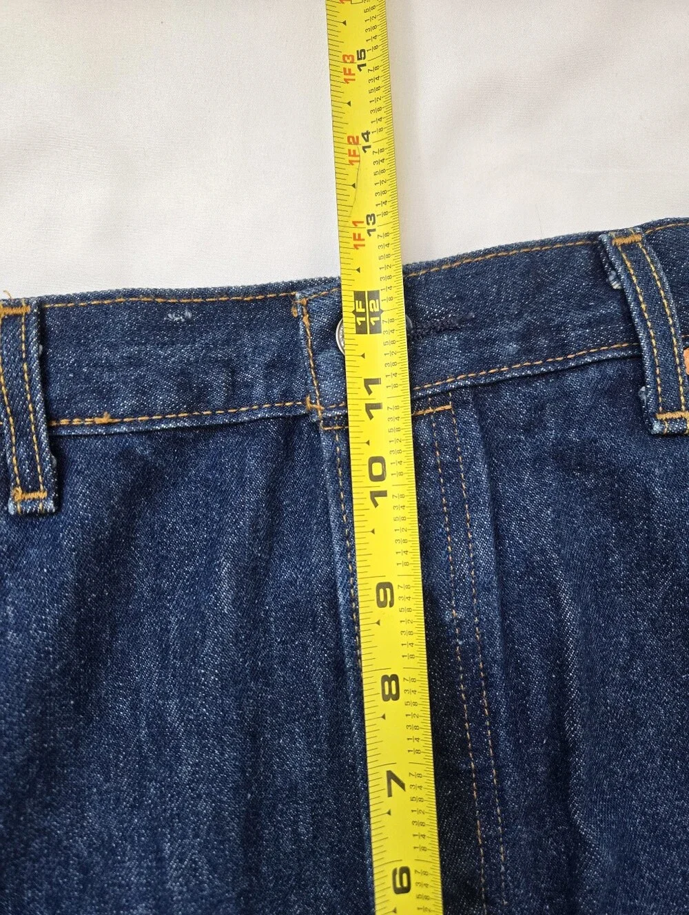 Levi's 501 Jeans Men's 38x32 Dark Wash Button Fly Straight Leg Classic Denim